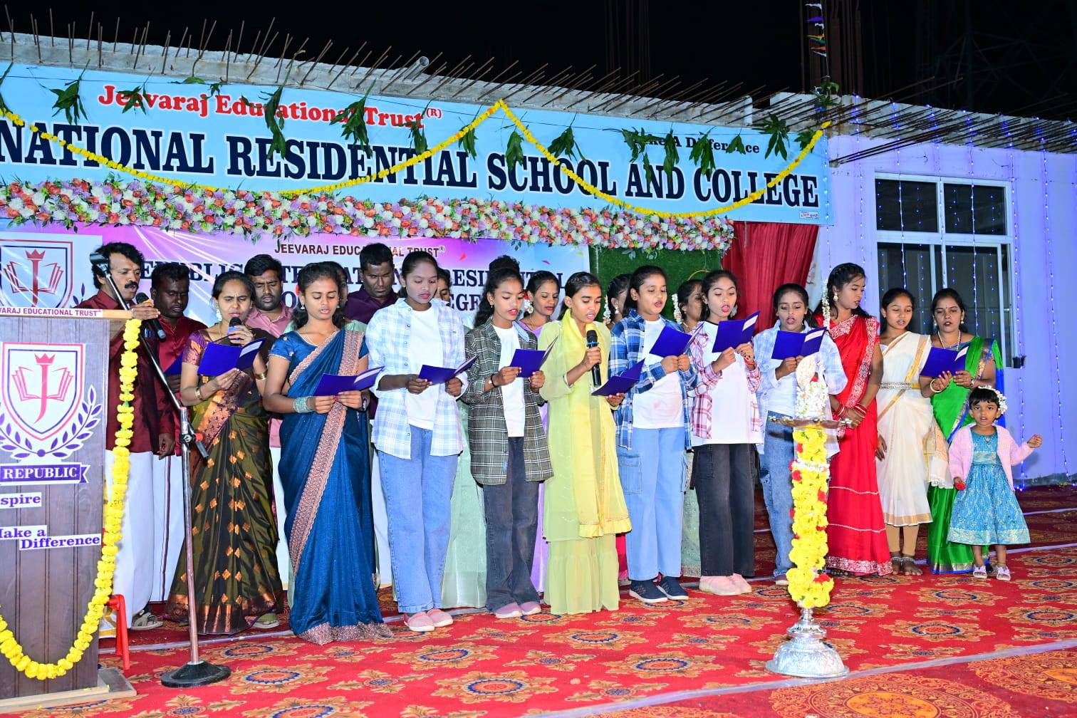 Teacher Guiding Students